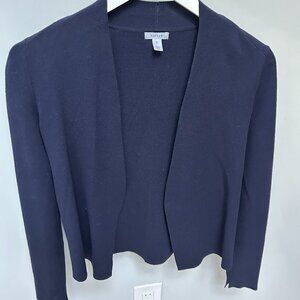 Navy Jigsaw Cardigan